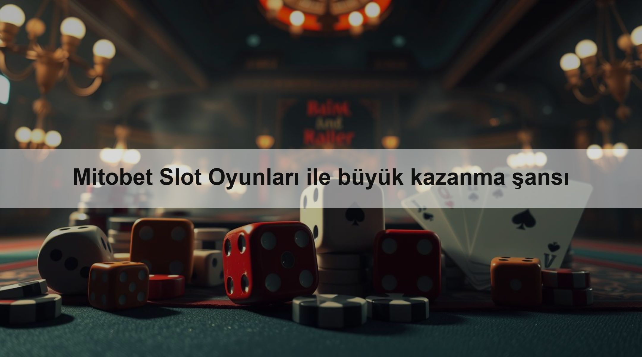 Mitobet Slot Oyunları ile büyük kazanma şansı
